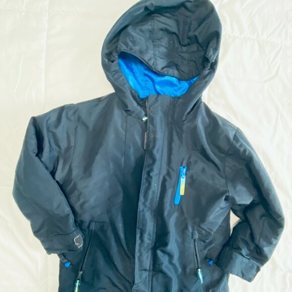 Boy's Champion 3-In-1 Sz XS (4/5) Jacket Wind/Water Resistant Blue/Black EUC - Picture 5 of 6